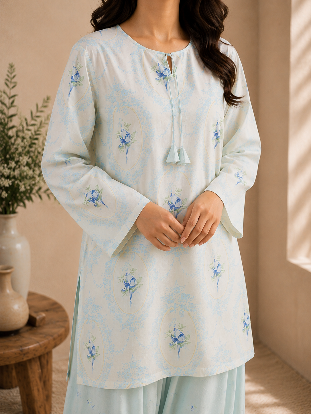 Farshi Mehfil | Printed 2 Piece Suit – Farshi Dastaan
