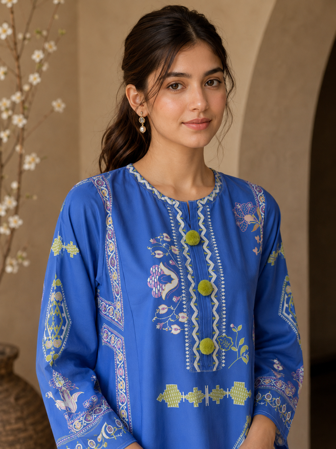 Nilofer 2pcs Long shirt M07