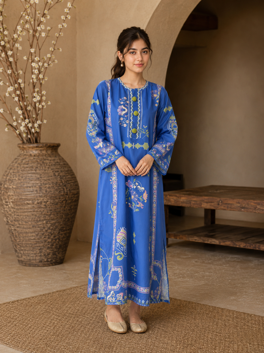 Nilofer 2pcs Long shirt M07