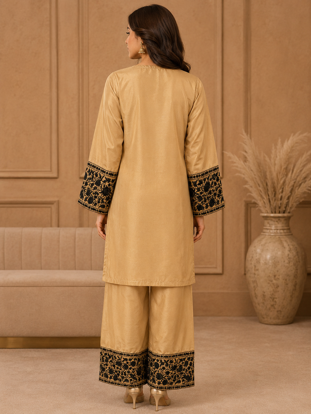 Royal Zareen  By Qalamkar 2pcs cord M02 C