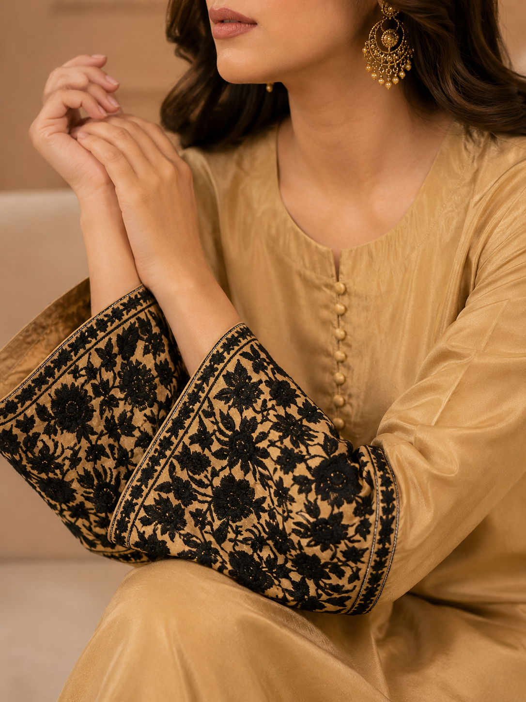 Royal Zareen  By Qalamkar 2pcs cord M02 C