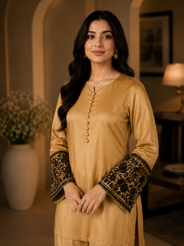 Royal Zareen  By Qalamkar 2pcs cord M02 C