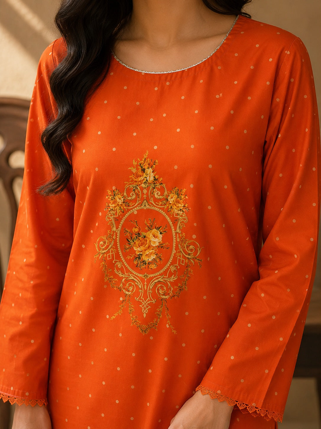 Farshi Dastoor | Printed 2 Piece Suit – Farshi Dastaan